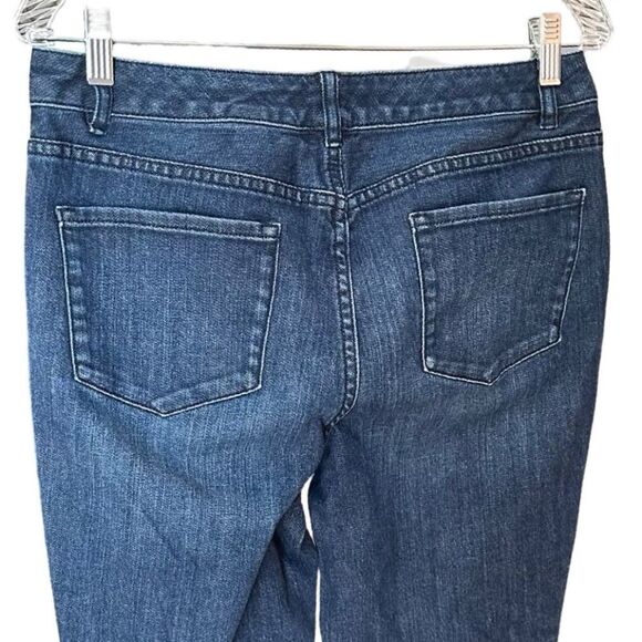 EUC Cold Water Creek Natural Fit Cropped - Capri Jeans Blue - Size 10 - Picture 4 of 9